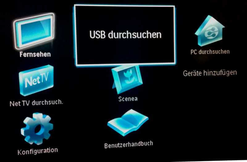 Anzeige eines USB-Stick