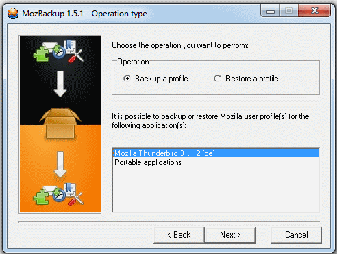 Mozilla Backup Mozilla Backup