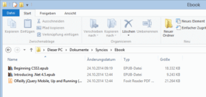Syncios Ordner für eBooks Syncios Ordner für eBooks