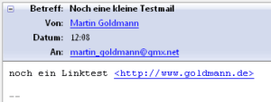 Hyperlink in Plain-Text-E-Mail