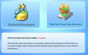 Partition Wizard Auswahlmenü Partition Wizard Auswahlmenü