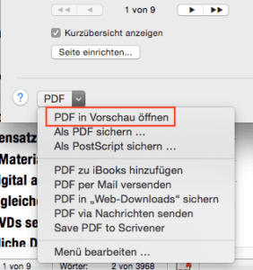 PDF in Vorschau öffnen