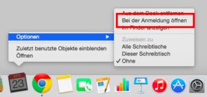 Programme aus dem Dock heraus automatisch starten