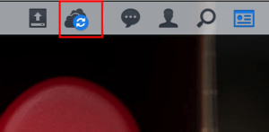 Cloud Sync Symbol anklicken