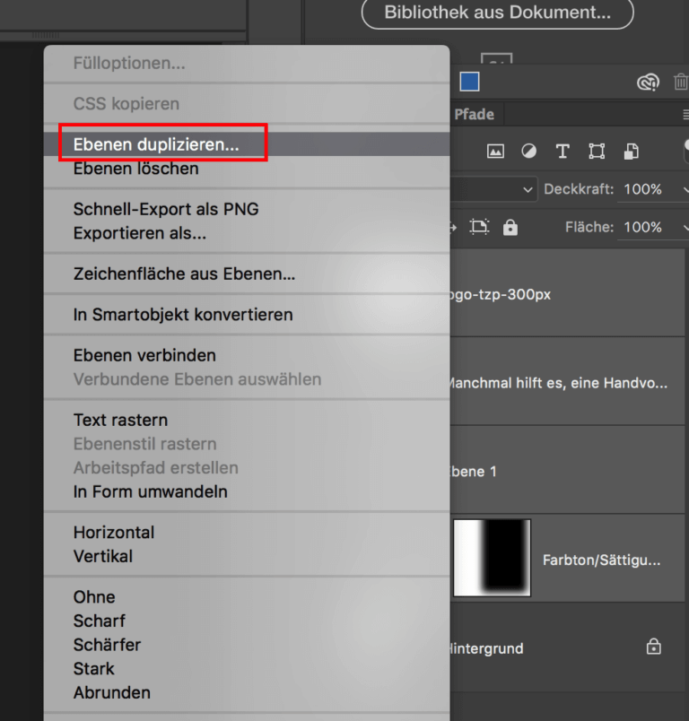 Photoshop Inhalt Der Ebene Kann Nicht Direkt Bearbeitet Werden Photoshop: Ebenen in ein anderes Bild kopieren
