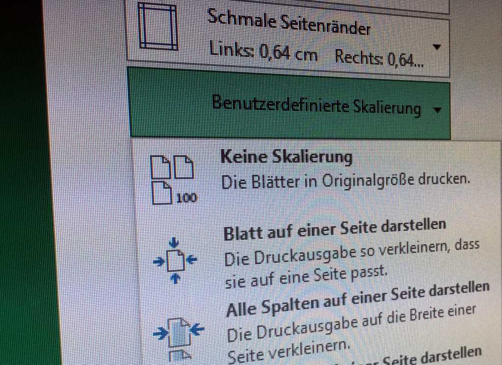 Papier Sparen Beim Ausdruck Von Excel Tabellen Tippscout De