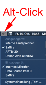 Mit einem kleinen Trick können Sie auf dem Mac ganz schnell Tonquellen umschalten.