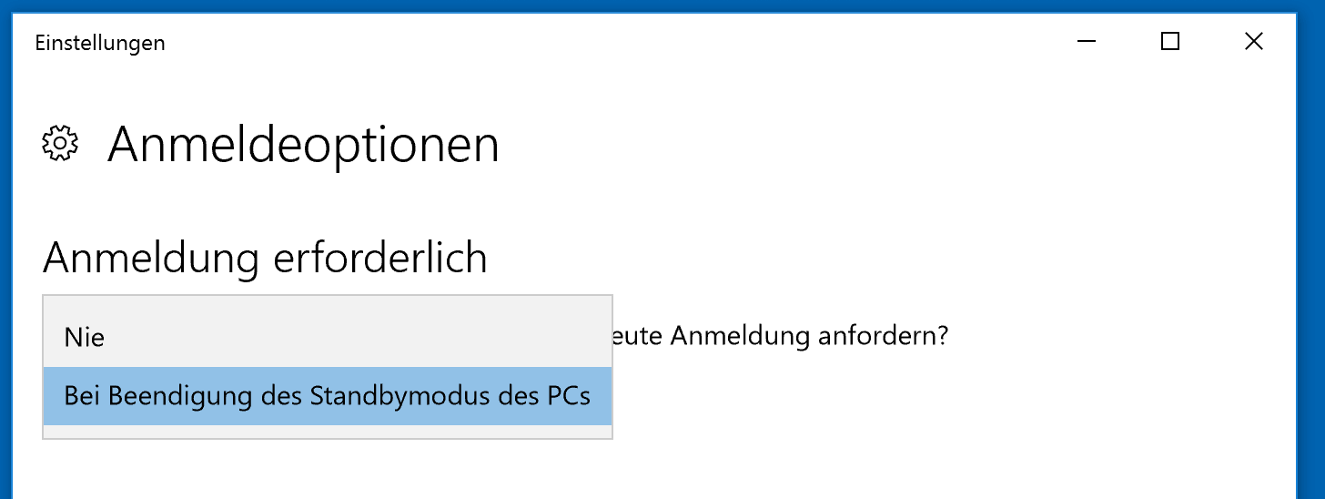 Abschalten windows anmeldung 10 kennwort Windows 10,