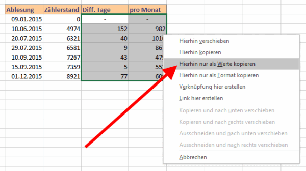 Excel: Formeln verstecken und nur die Werte stehen lassen. | Tippscout.de