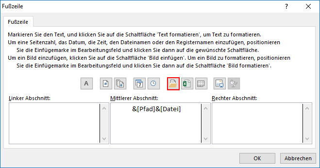 Excel Vba Speichern Unter Pfad Und Dateiname Excel: Speicherort und Dateipfad in der Tabelle anzeigen lassen