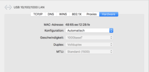 MAC-Adresse herausfinden auf dem Mac