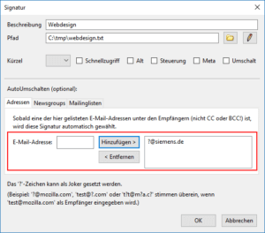 Die Automatik in Signature Switch