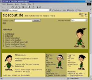 Erstes Design Tippscout