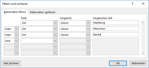 Word Serienbriefe - Empfängerliste filtern