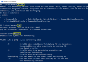 Eingabeaufforderung in Powershell