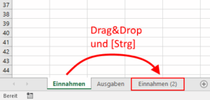 Excel - Register innerhalb kopieren