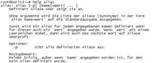 Linux - Hilfe zu alias