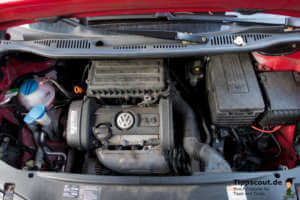 Motorraum VW Caddy