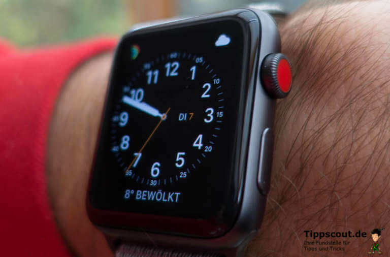 Apple Watch: Das bedeutet der rote Punkt auf dem Display
