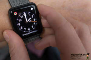Screenshot mit der Apple Watch