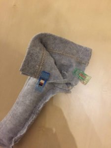 Puppenstrumpfhose aus Socken