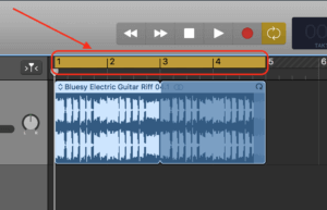 Garageband Loop-Bereich