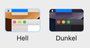 Mojave Dark Mode einschalten