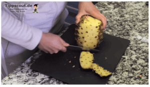 ananas schneiden