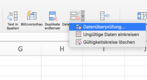 Die Datenüberprüfung schränkt in Excel ein, welche Werte man eingeben darf.