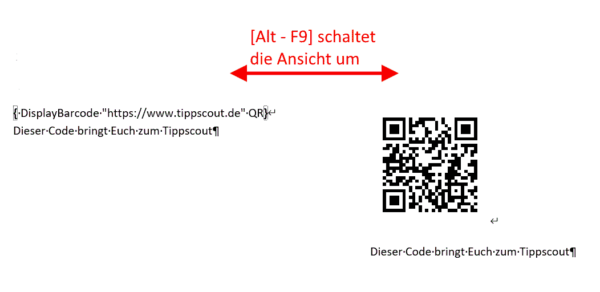 QR-Code in Word einfügen