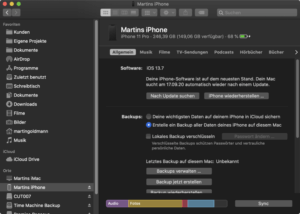 iOS Version am Mac herausfinden