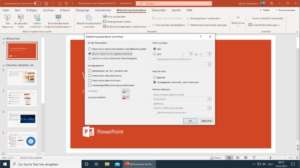 Powerpoint in Fenster anzeigen