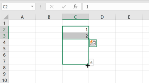 Automatisches Ausfüllen von Zahlenreihen in Excel